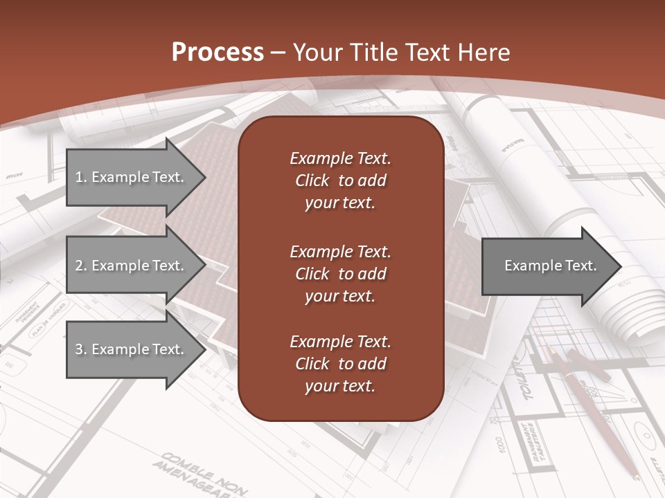 Crown Map Fold PowerPoint Template
