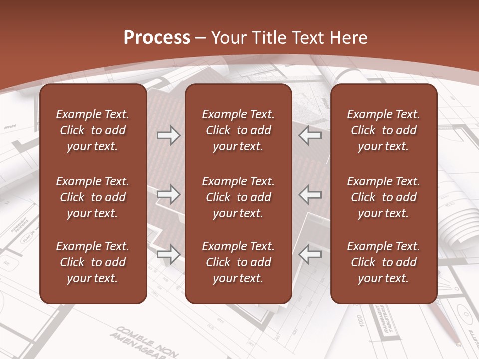 Crown Map Fold PowerPoint Template
