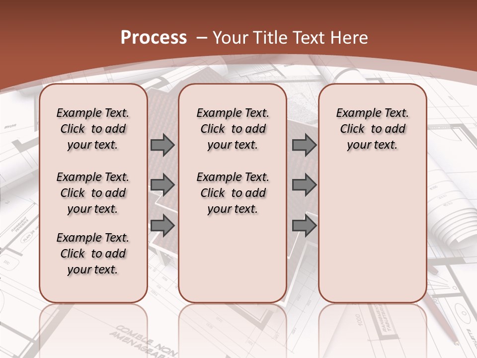 Crown Map Fold PowerPoint Template
