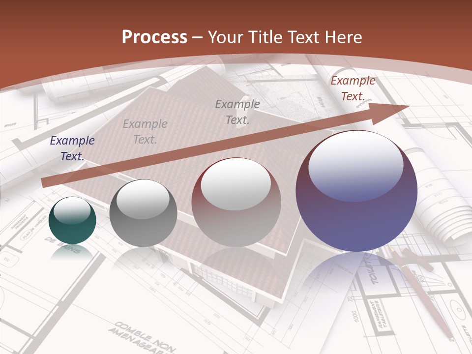 Crown Map Fold PowerPoint Template