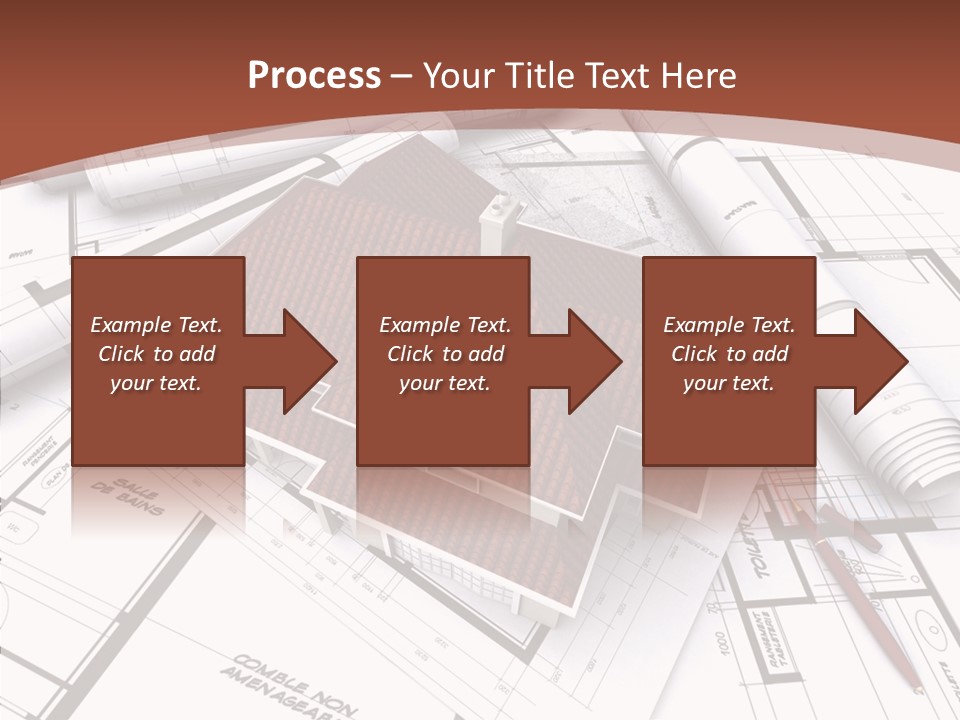 Crown Map Fold PowerPoint Template