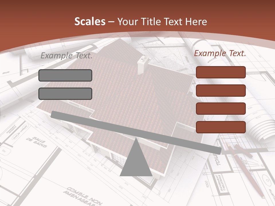 Crown Map Fold PowerPoint Template