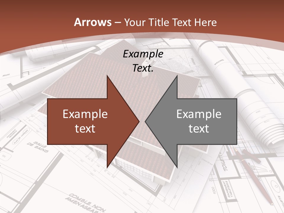 Crown Map Fold PowerPoint Template