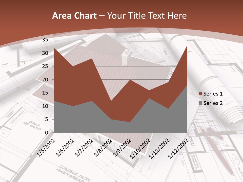 Crown Map Fold PowerPoint Template