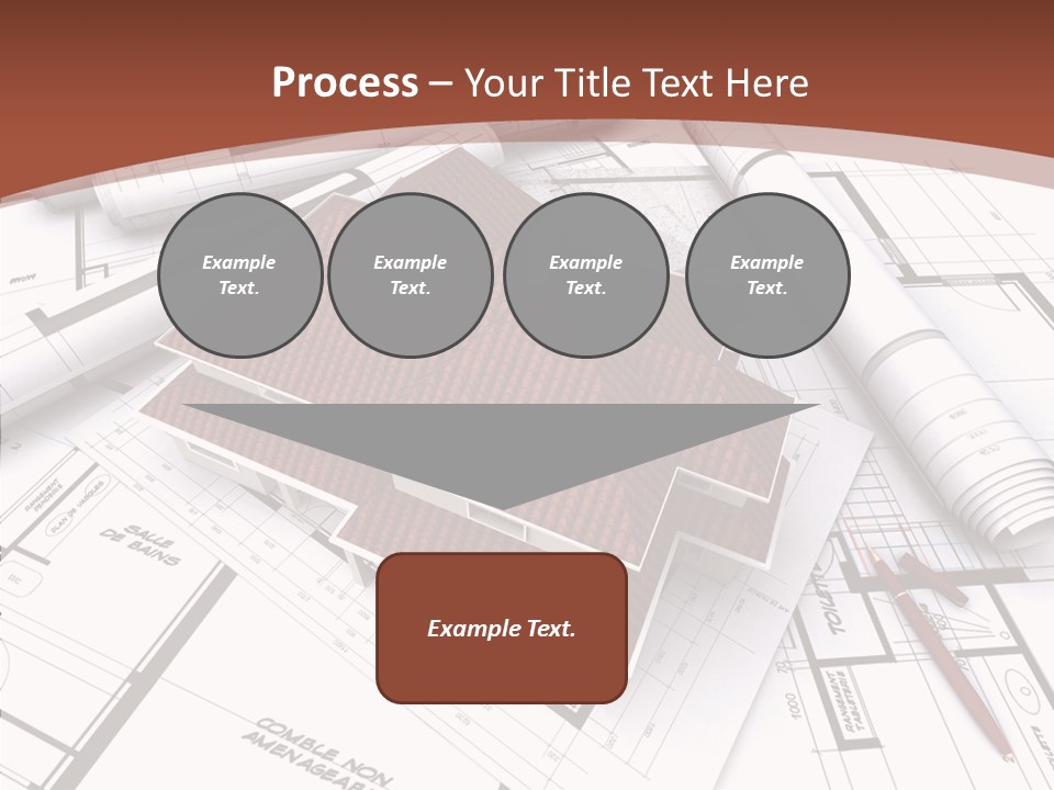 Crown Map Fold PowerPoint Template