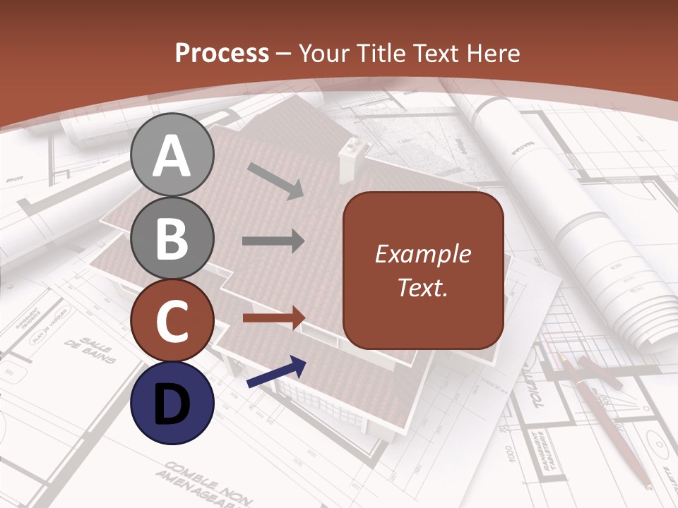 Crown Map Fold PowerPoint Template