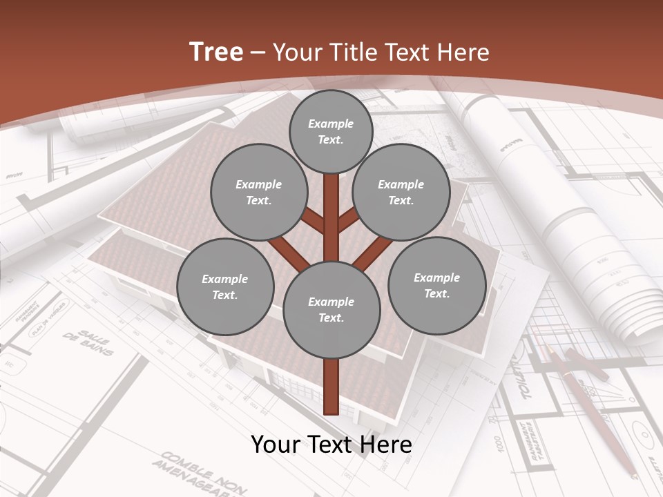 Crown Map Fold PowerPoint Template
