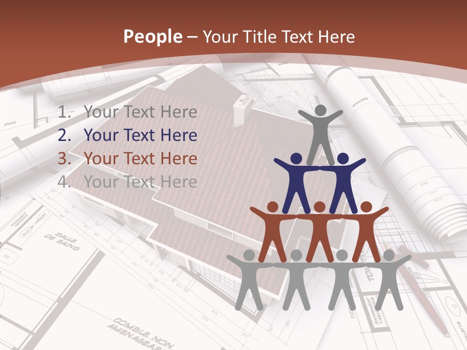 Crown Map Fold PowerPoint Template