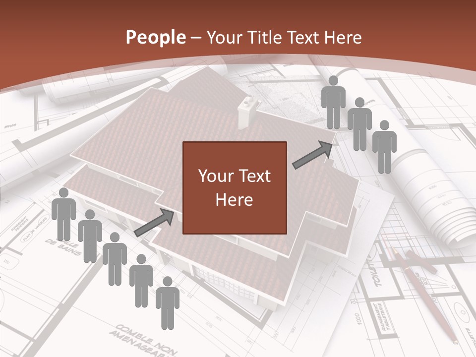 Crown Map Fold PowerPoint Template