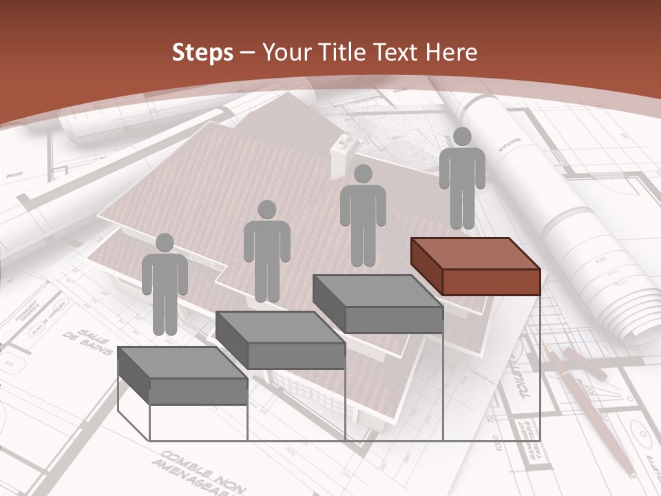 Crown Map Fold PowerPoint Template