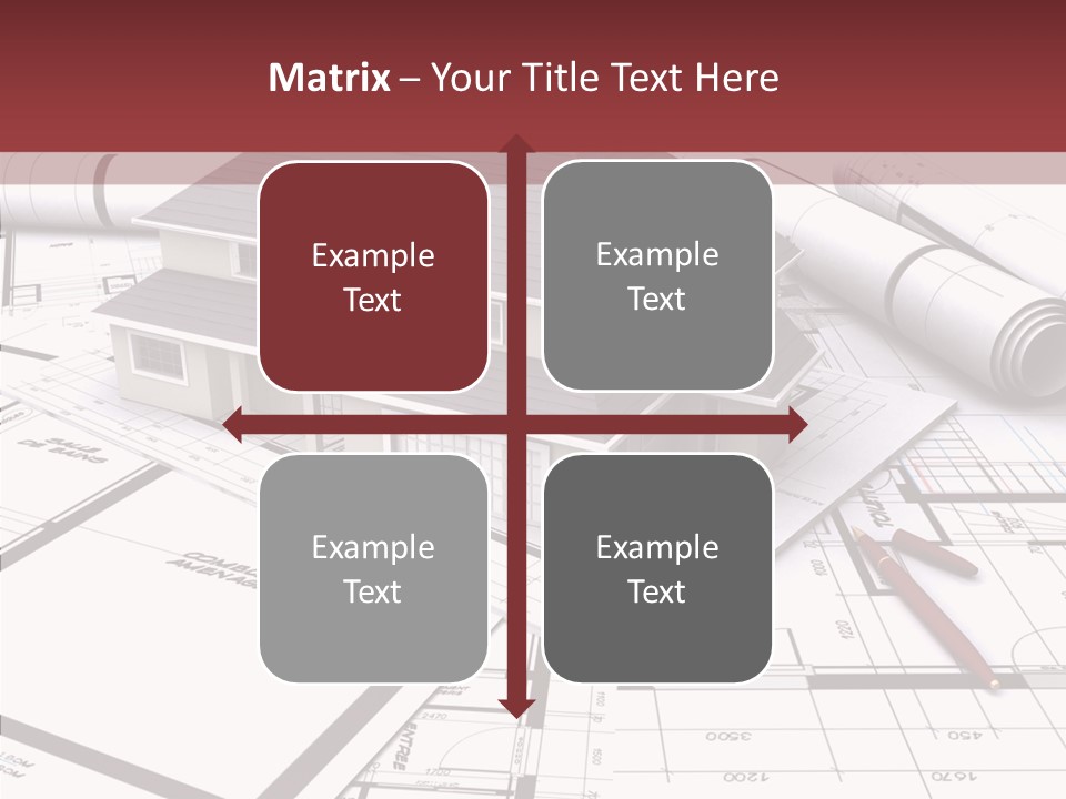 Business Domicile Bungalow PowerPoint Template