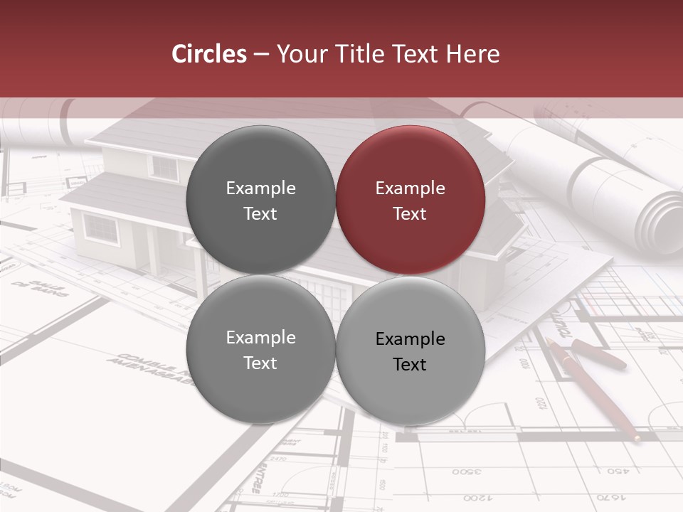 Business Domicile Bungalow PowerPoint Template