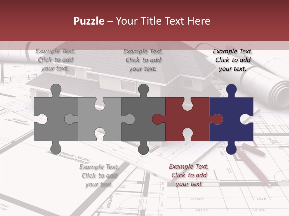 Business Domicile Bungalow PowerPoint Template