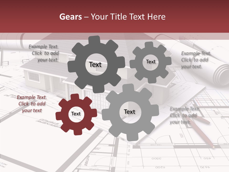 Business Domicile Bungalow PowerPoint Template