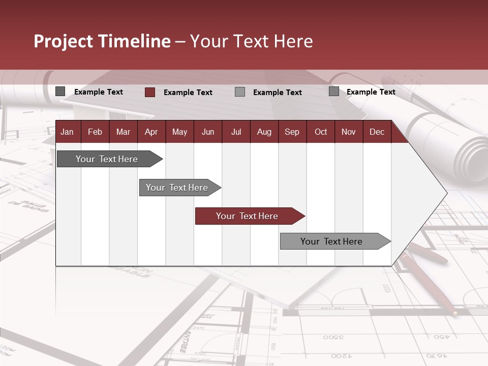 Business Domicile Bungalow PowerPoint Template