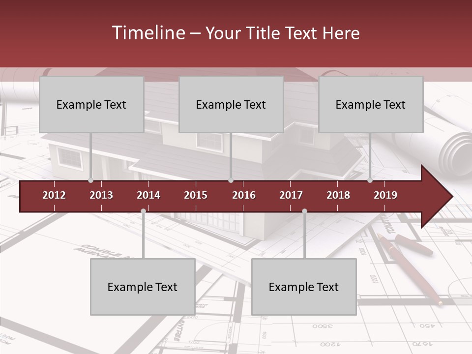 Business Domicile Bungalow PowerPoint Template