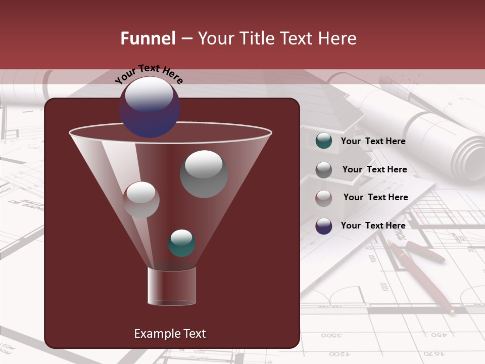 Business Domicile Bungalow PowerPoint Template