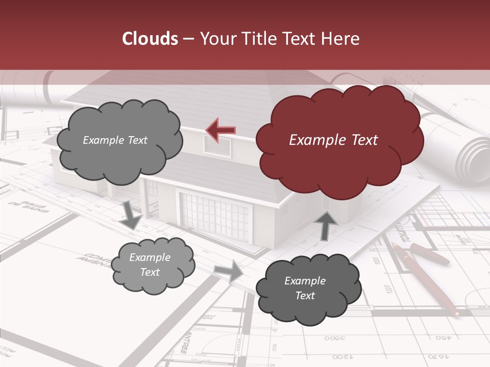 Business Domicile Bungalow PowerPoint Template