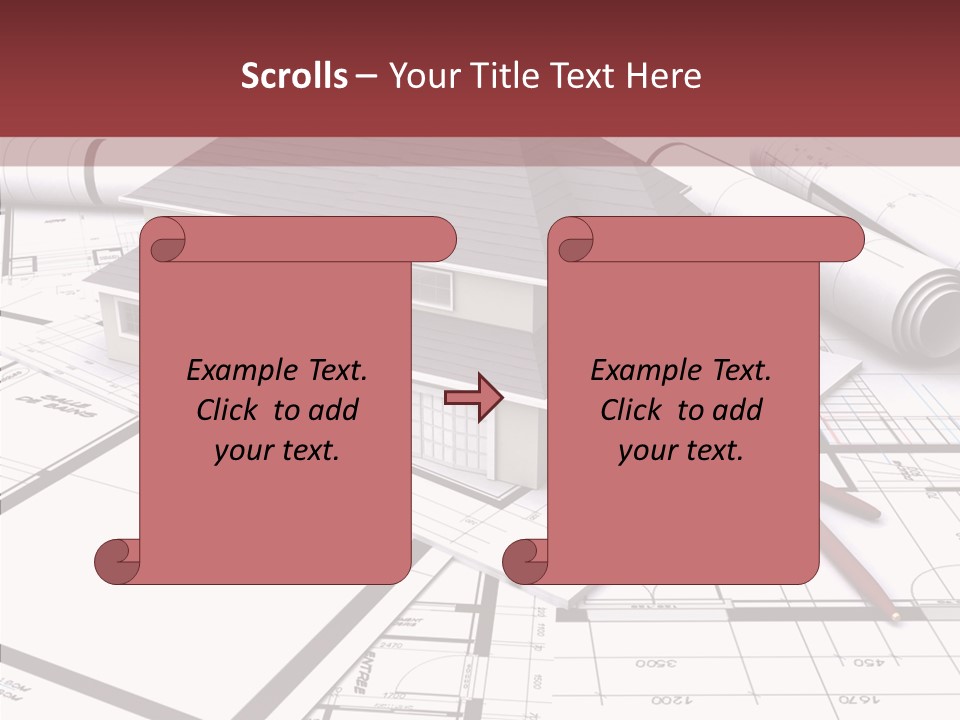Business Domicile Bungalow PowerPoint Template