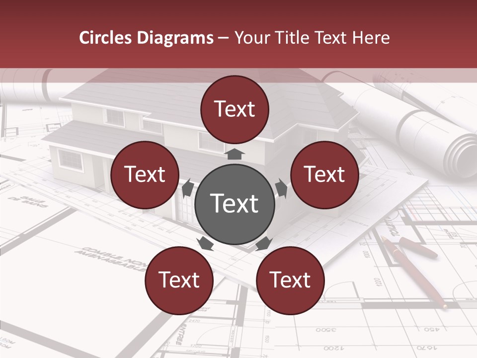 Business Domicile Bungalow PowerPoint Template