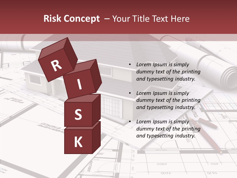 Business Domicile Bungalow PowerPoint Template