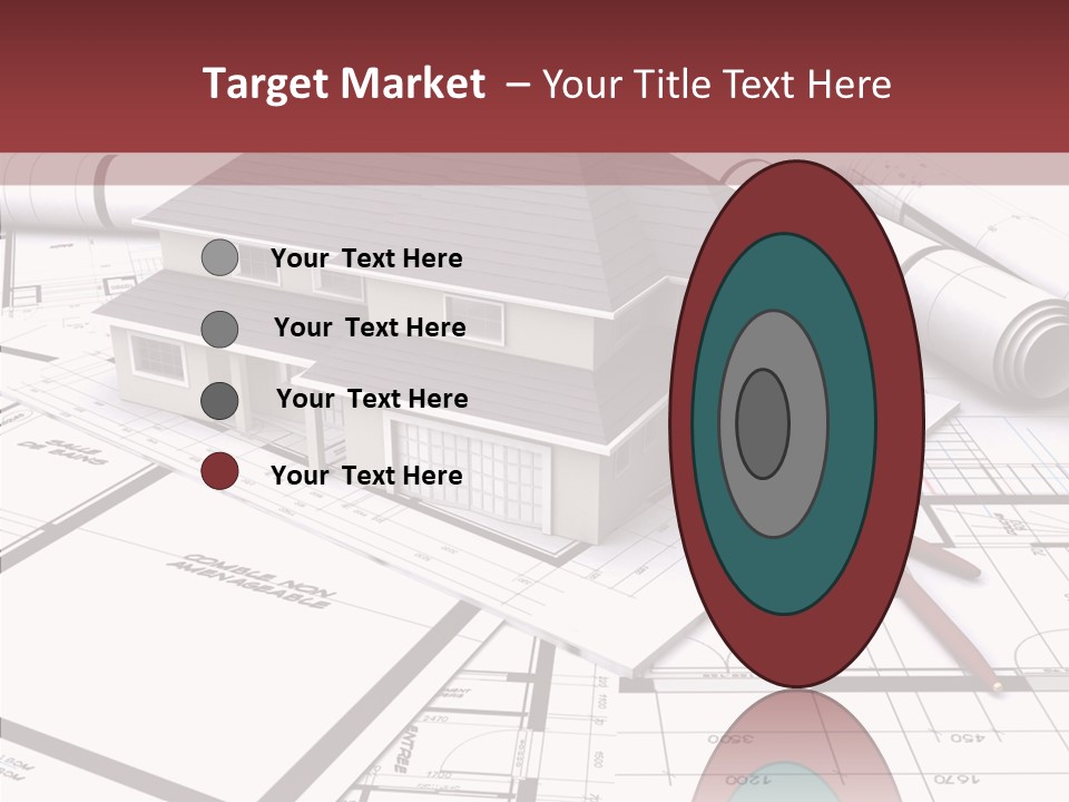 Business Domicile Bungalow PowerPoint Template