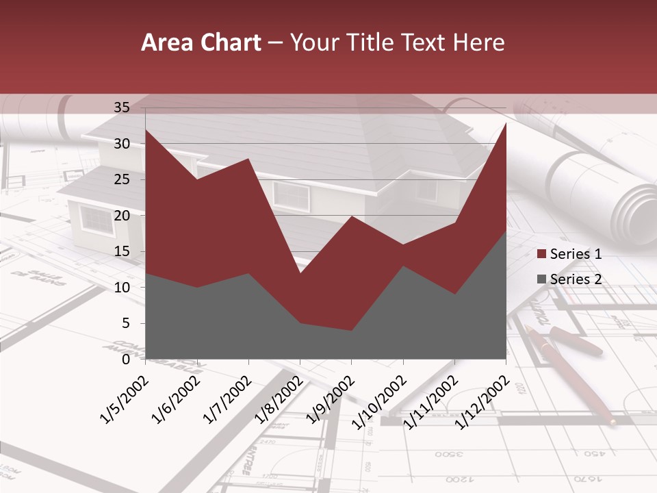 Business Domicile Bungalow PowerPoint Template