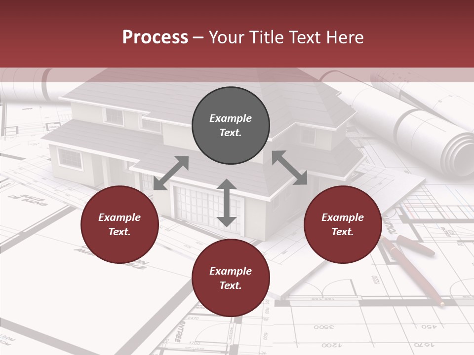 Business Domicile Bungalow PowerPoint Template