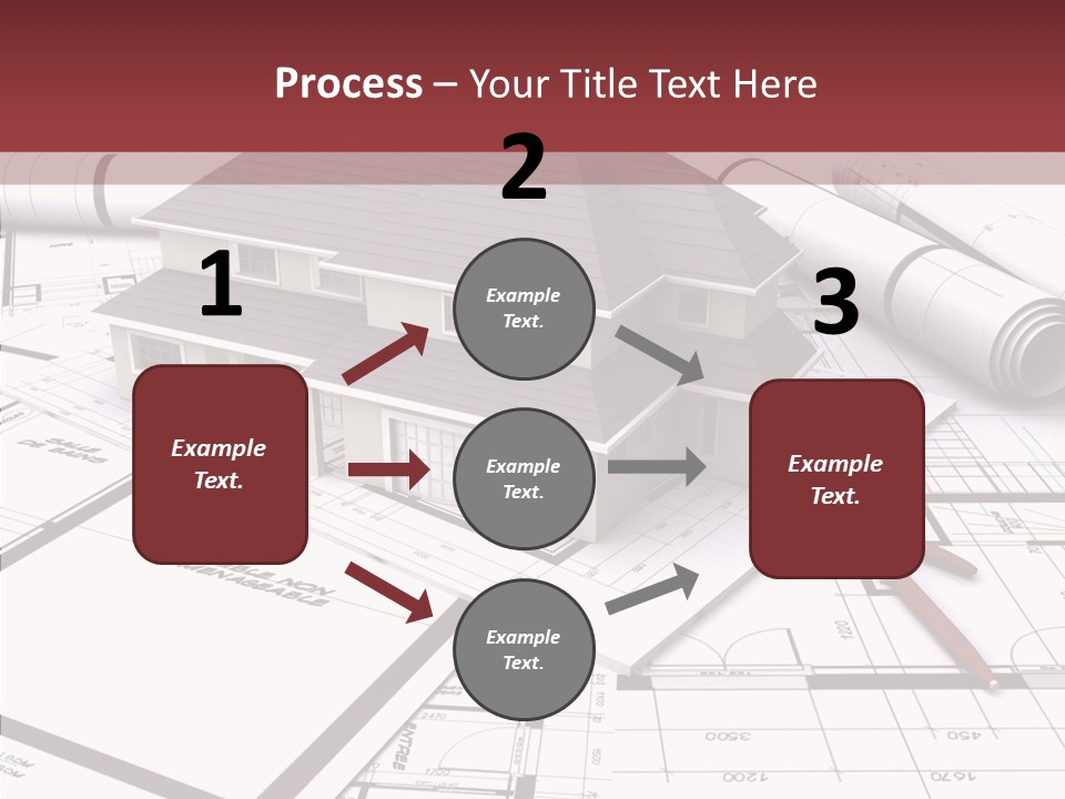 Business Domicile Bungalow PowerPoint Template