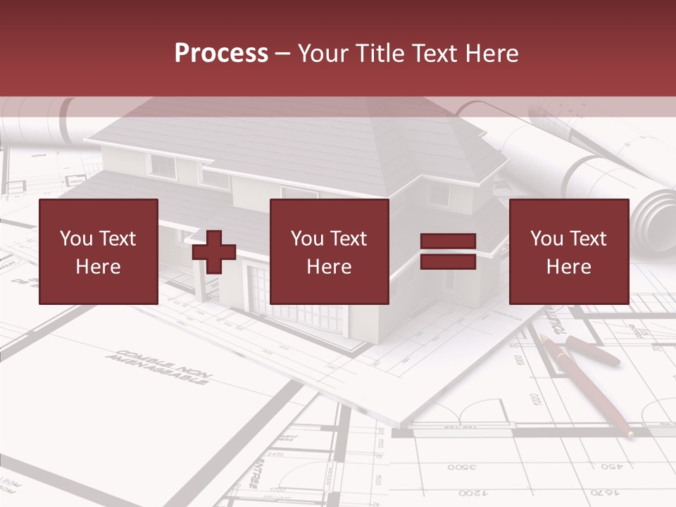 Business Domicile Bungalow PowerPoint Template