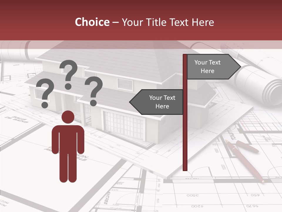 Business Domicile Bungalow PowerPoint Template