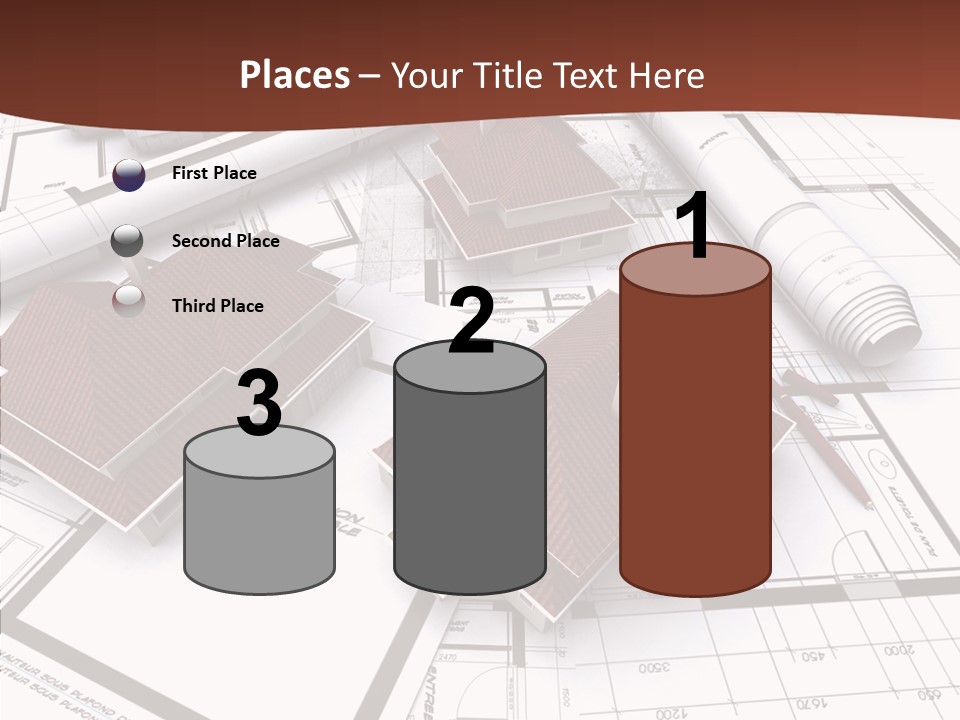 Architecture Map Move PowerPoint Template