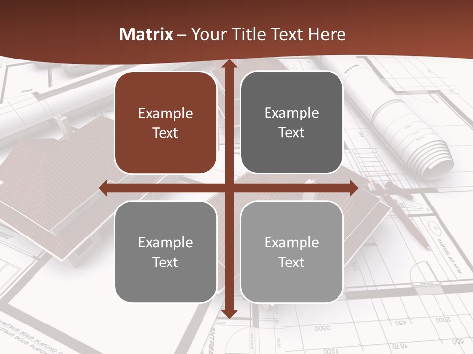 Architecture Map Move PowerPoint Template