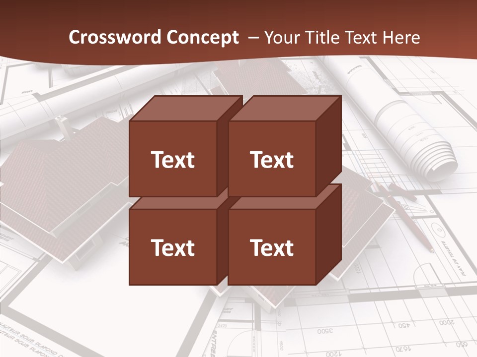 Architecture Map Move PowerPoint Template