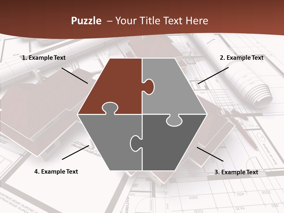 Architecture Map Move PowerPoint Template