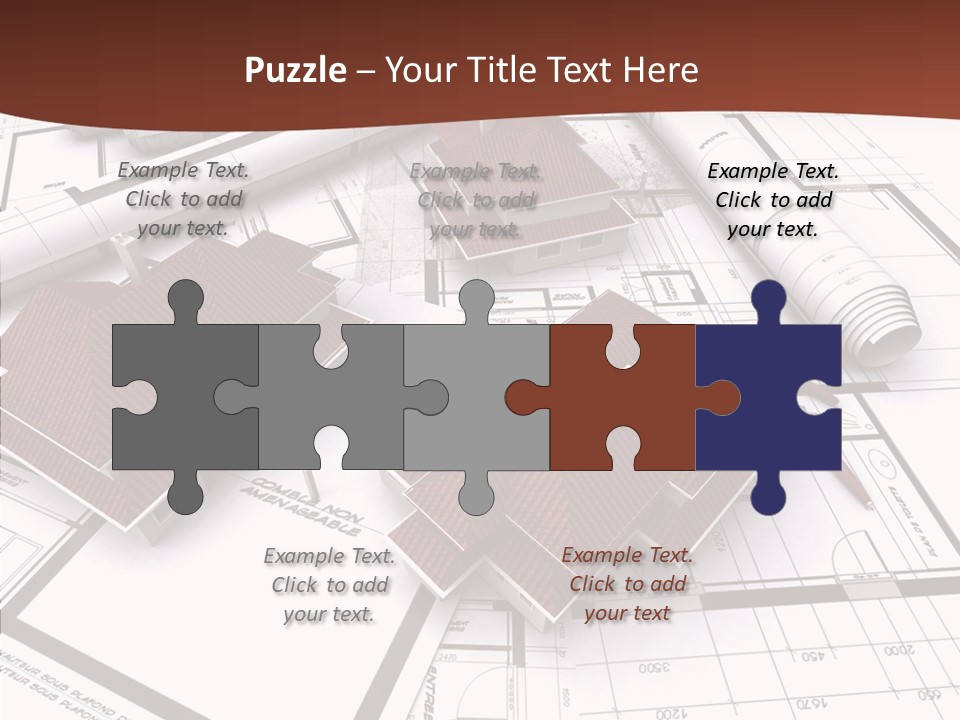 Architecture Map Move PowerPoint Template