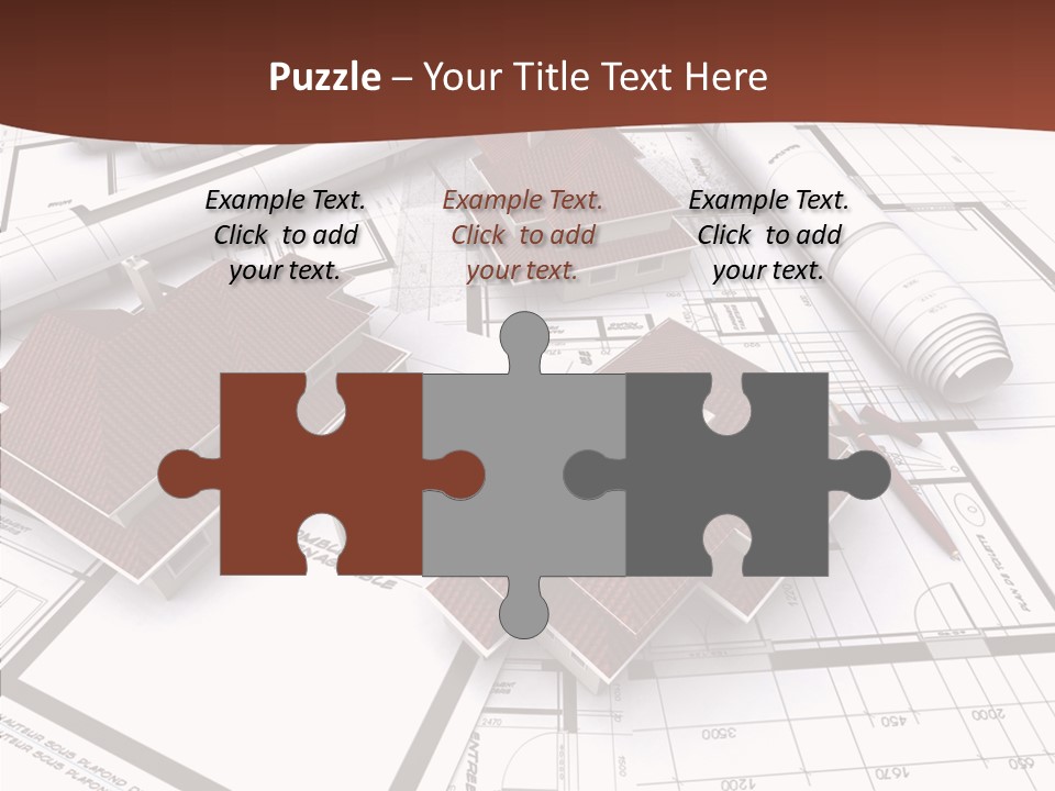 Architecture Map Move PowerPoint Template