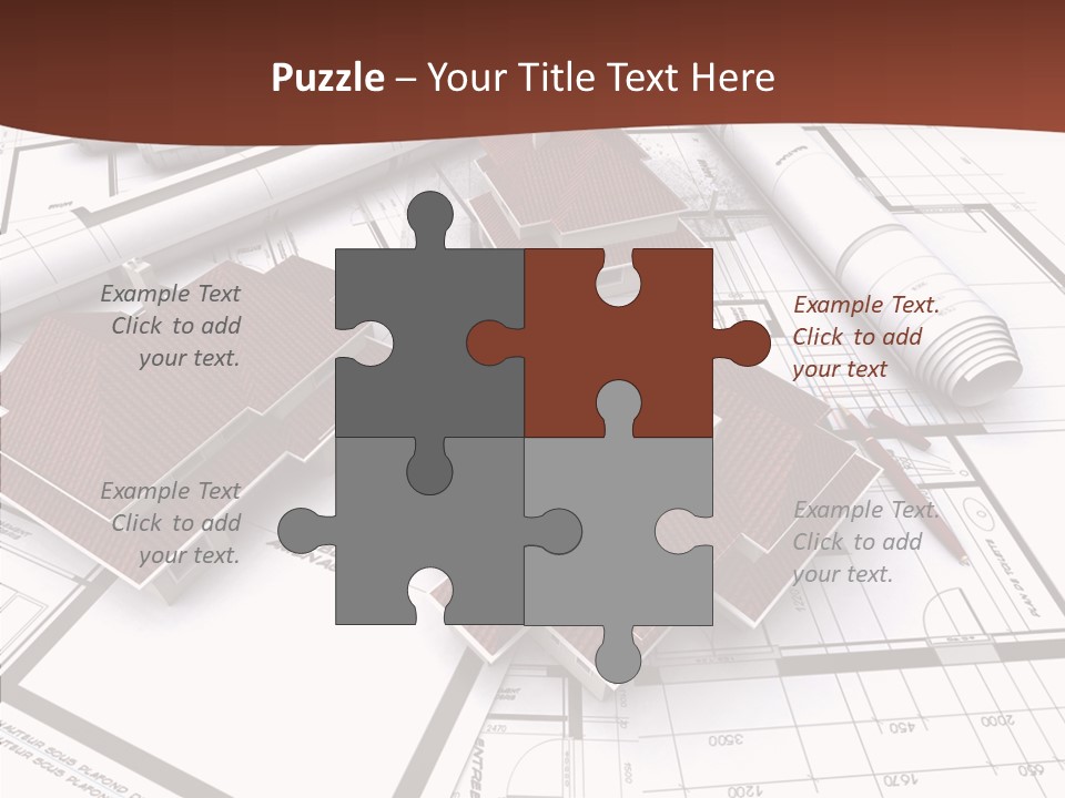 Architecture Map Move PowerPoint Template