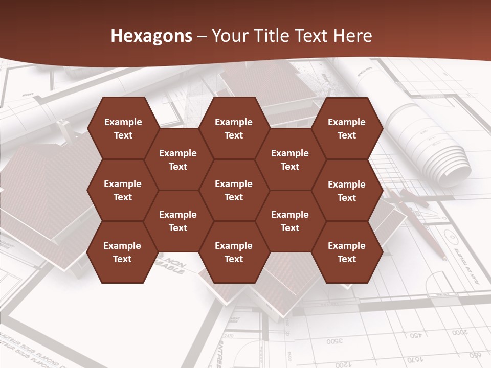 Architecture Map Move PowerPoint Template