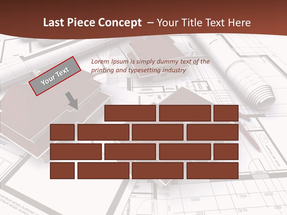 Architecture Map Move PowerPoint Template