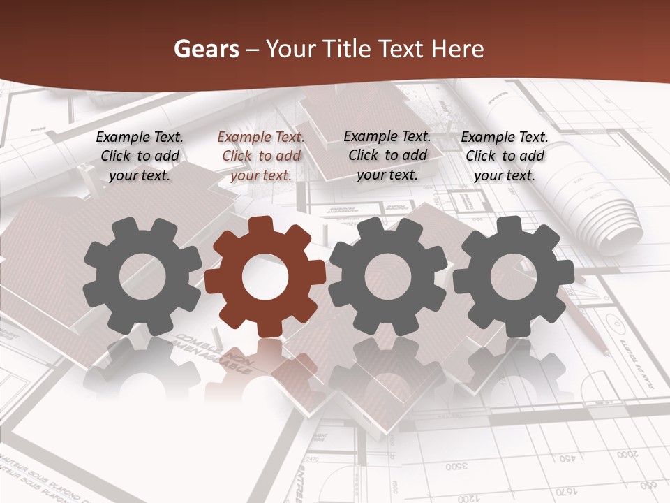 Architecture Map Move PowerPoint Template