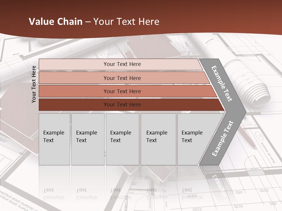 Architecture Map Move PowerPoint Template