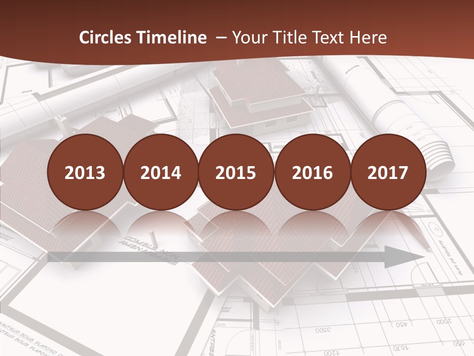 Architecture Map Move PowerPoint Template