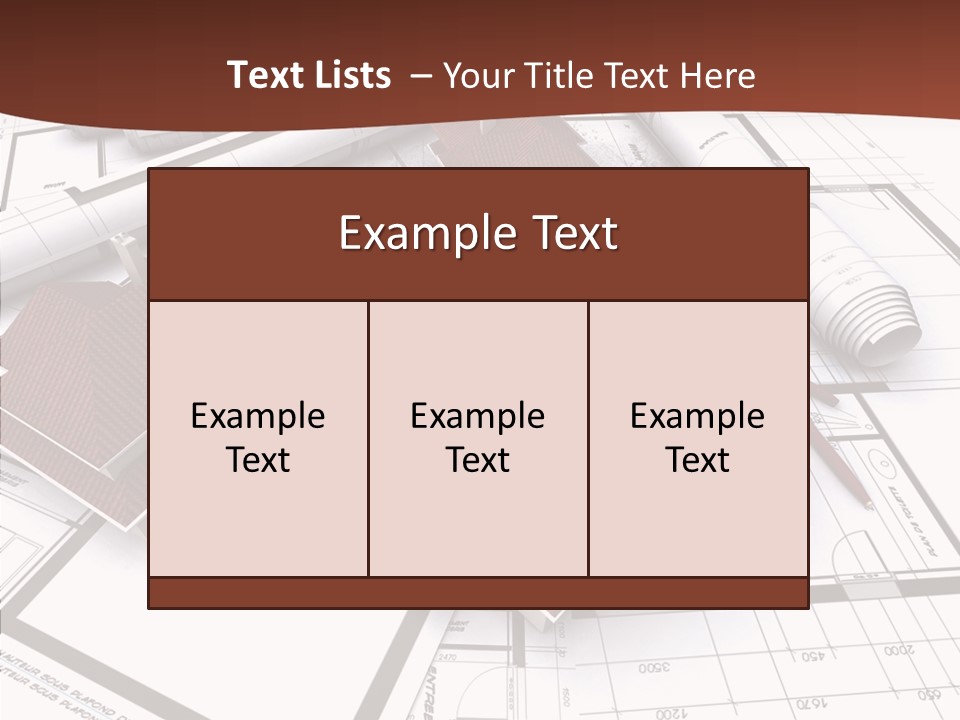Architecture Map Move PowerPoint Template