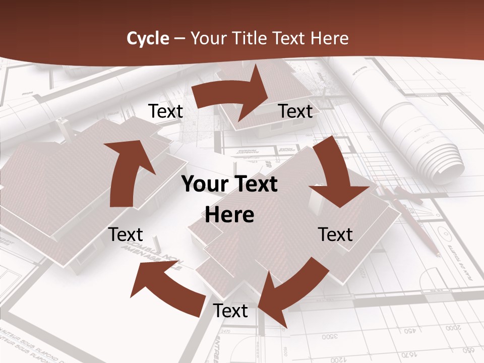 Architecture Map Move PowerPoint Template