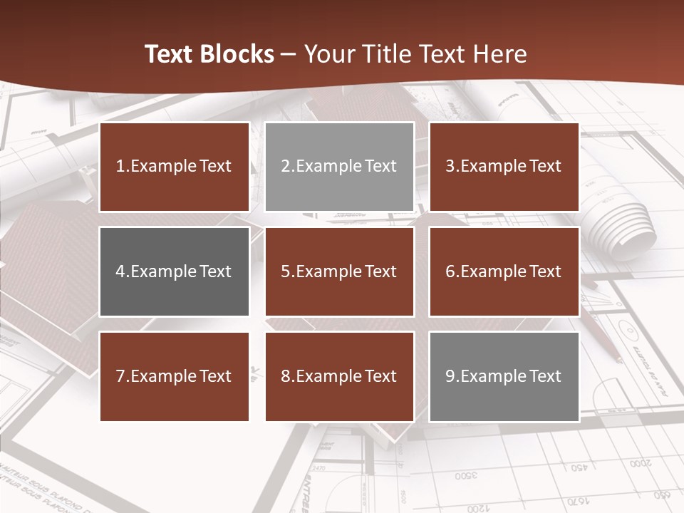 Architecture Map Move PowerPoint Template