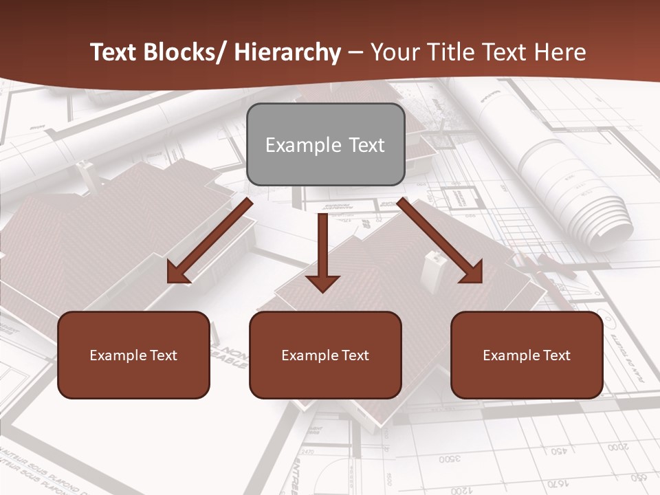 Architecture Map Move PowerPoint Template