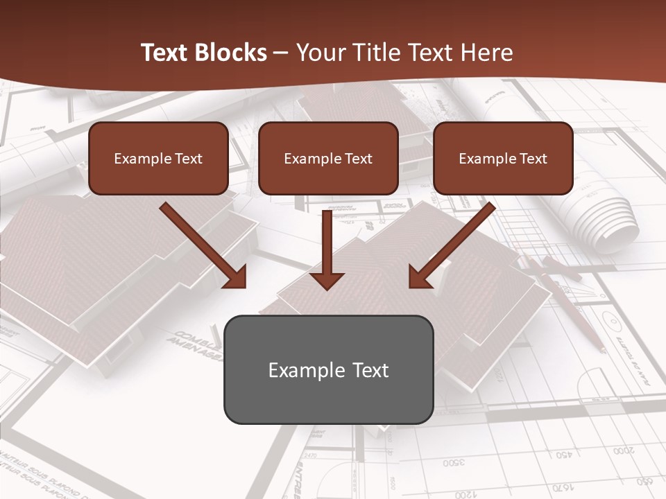 Architecture Map Move PowerPoint Template