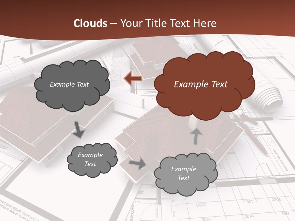 Architecture Map Move PowerPoint Template