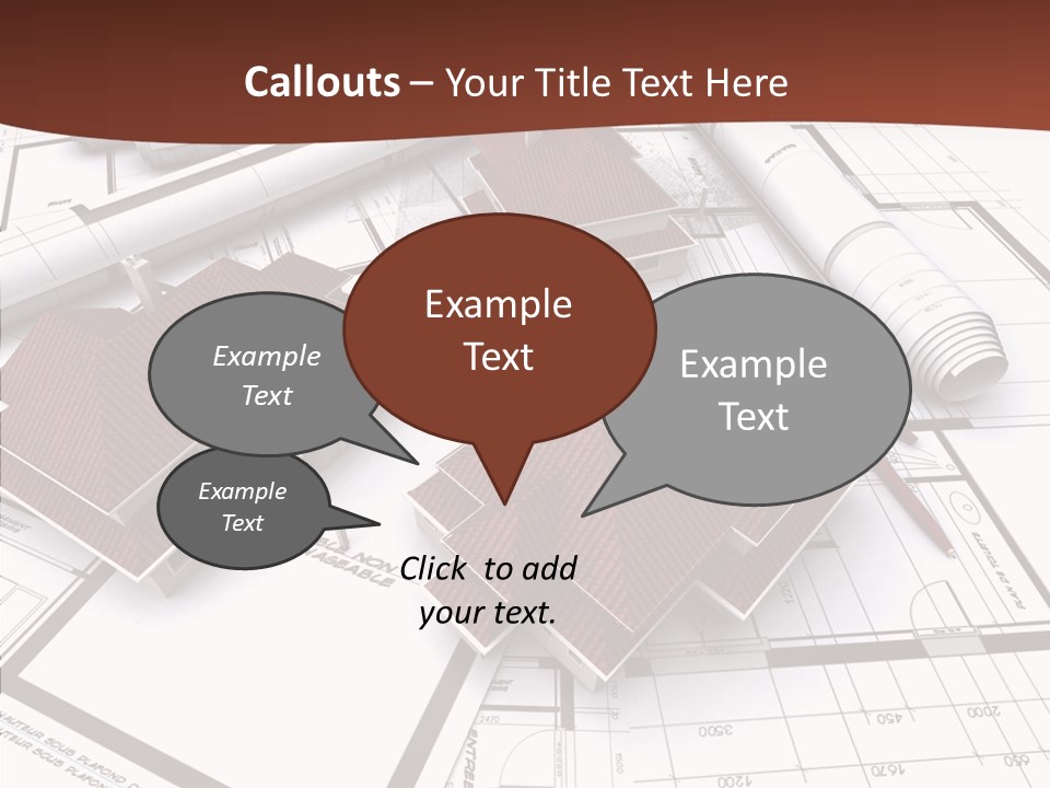 Architecture Map Move PowerPoint Template
